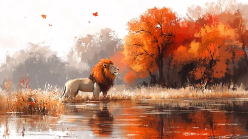 Autumn Wildlife Reflection