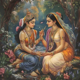 Radha Krishna: A Timeless Portrait of Love