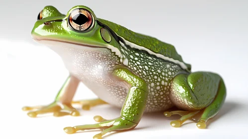 Detailed Frog with Expressive Eyes