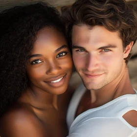 Smiling Couple Portrait