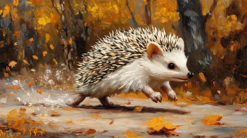 Autumnal Hedgehog Adventure