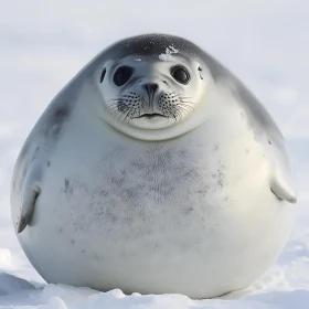Round Seal on Ice