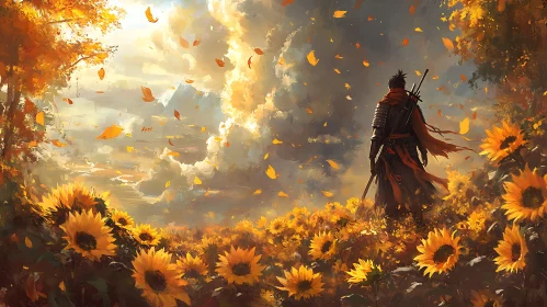 Sunflower Field Warrior