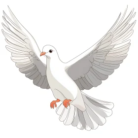 Soaring Dove: A Symbol of Peace