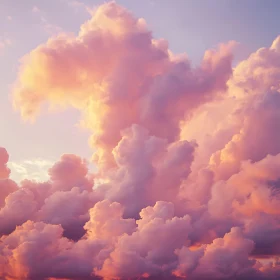 Dreamy Pink Cloudscape
