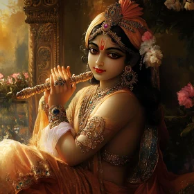 Divine Flute Player: Krishna in Art