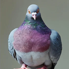 Pigeon Portrait, Bird Photography