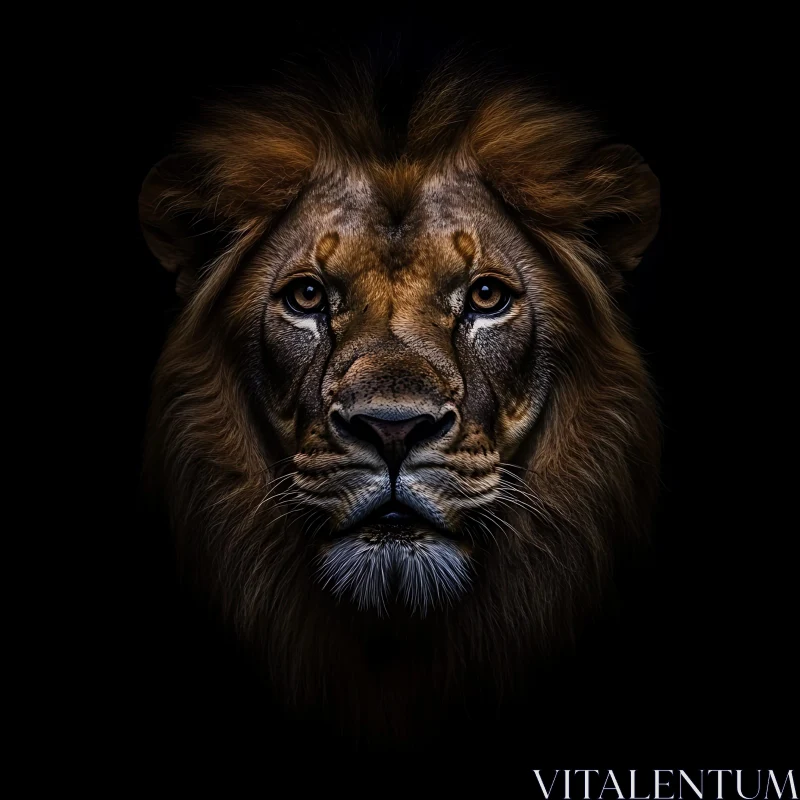 AI ART Majestic Lion