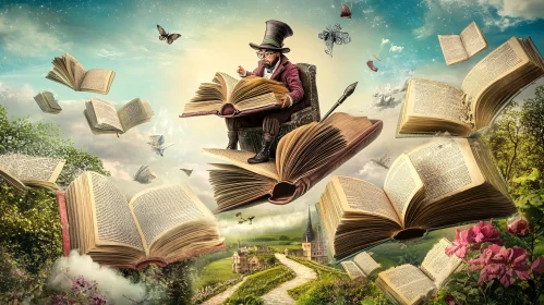 Surreal Reading Landscape