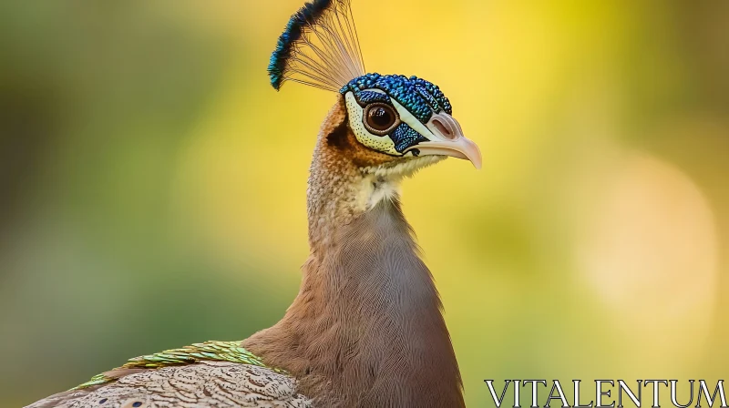 Peacock Close-up - Nature Photography AI Image