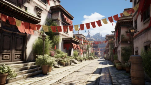 Ancient City Street Rendered in Unreal Engine 5