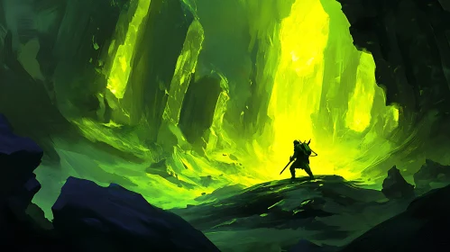 Green Cave Adventure Art