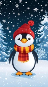 Cute Penguin Illustration