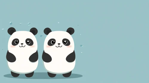 Cute Panda Cartoon Art
