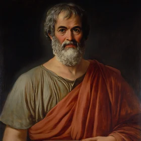 Portrait of a Man in Classical Attire