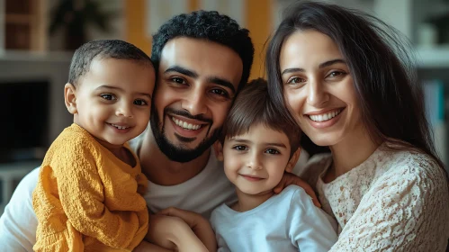 Happy Family Close-Up