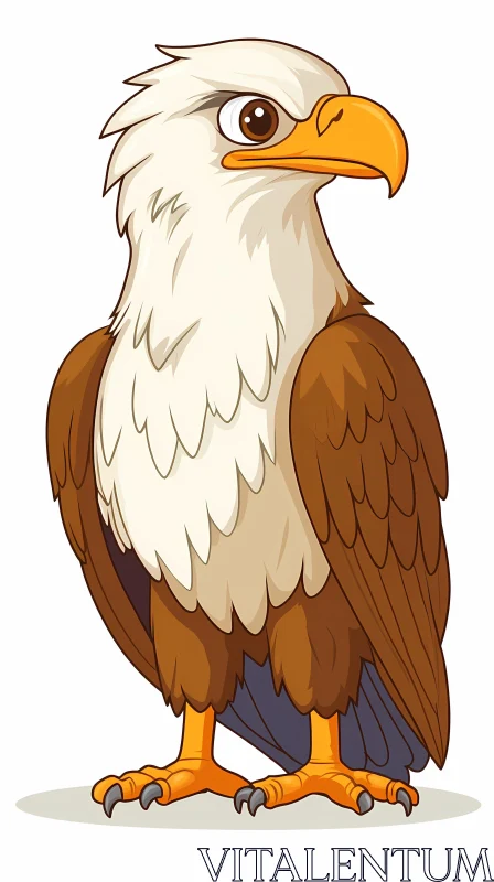 AI ART Eagle Cartoon Art