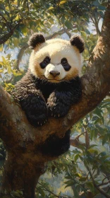 Panda Cub in Nature