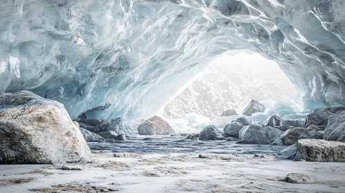 Stunning Ice Cave Interior