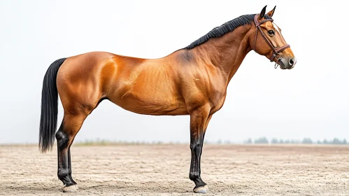 Stately Brown Stallion