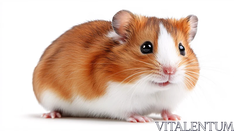 Charming Fluffy Hamster AI Image