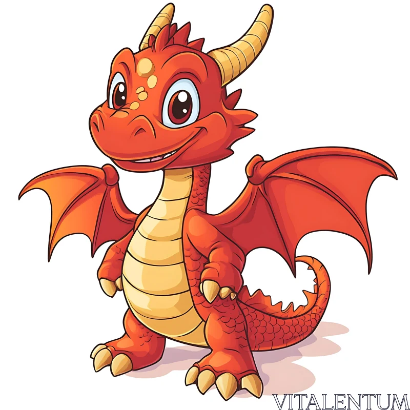 AI ART Playful Dragon Character Design