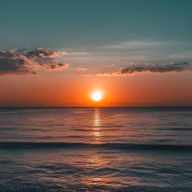 Sunset Over Calm Waters