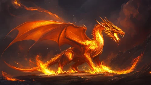 Blazing Dragon of Myth