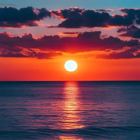 Tranquil Ocean Sunset
