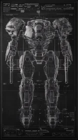 Mechanical Robot Schematic Design