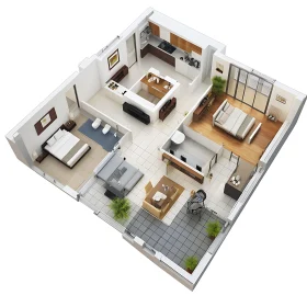 Modern Apartment Layout Design Overview