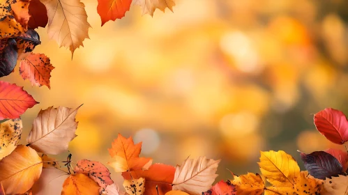 Fall Colors Background with Bokeh
