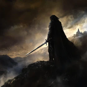 Fantasy Warrior with Sword