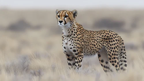 Majestic Cheetah on African Plains