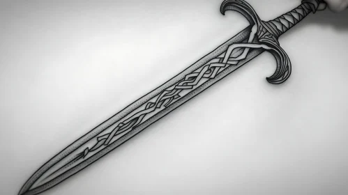 Ornate Sword Illustration