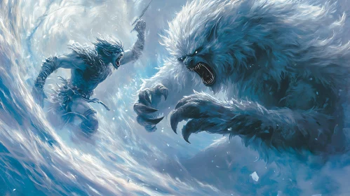 Frozen Fury: A Clash of Titans