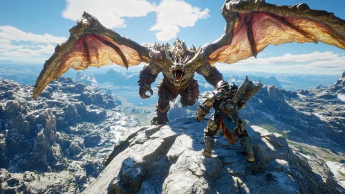 Mountain Peak Dragon Confrontation