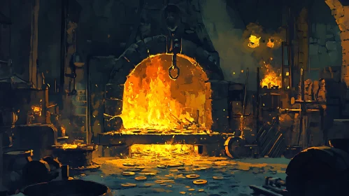 Fiery Blacksmith Workshop