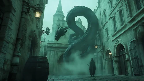 Ancient Dragon Encounter in Misty City