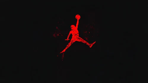 Red on Black Athlete