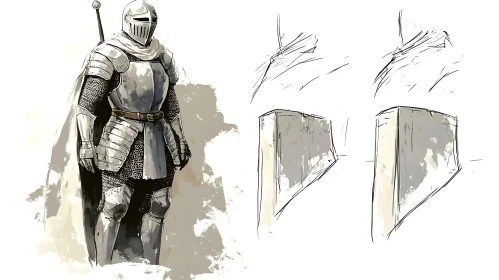 Medieval Knight Concept Art