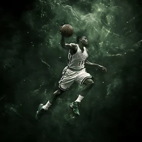 Athlete Mid-Air
