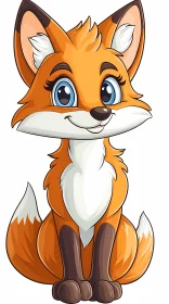 Cute Fox Character Art