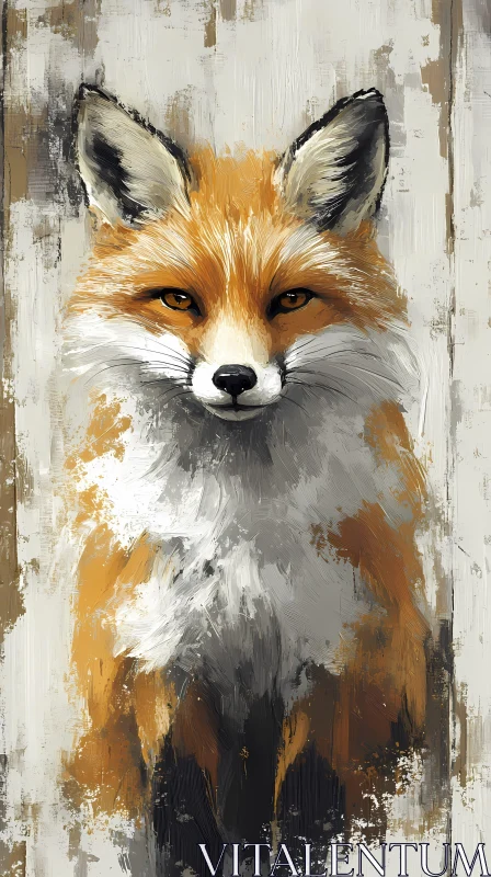 Wildlife Fox Art AI Image