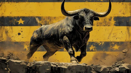 Charging Bull Artwork