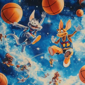 Space Jam Inspired Art