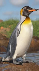 Regal Penguin in Natural Habitat