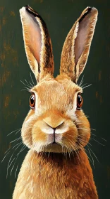 Adorable Bunny Art with Vivid Detail