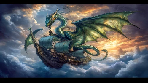 Dragon on a Ship