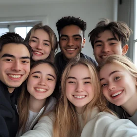 Friends Forever: A Group Selfie